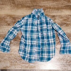 SO Blue and White Button Down Shirt